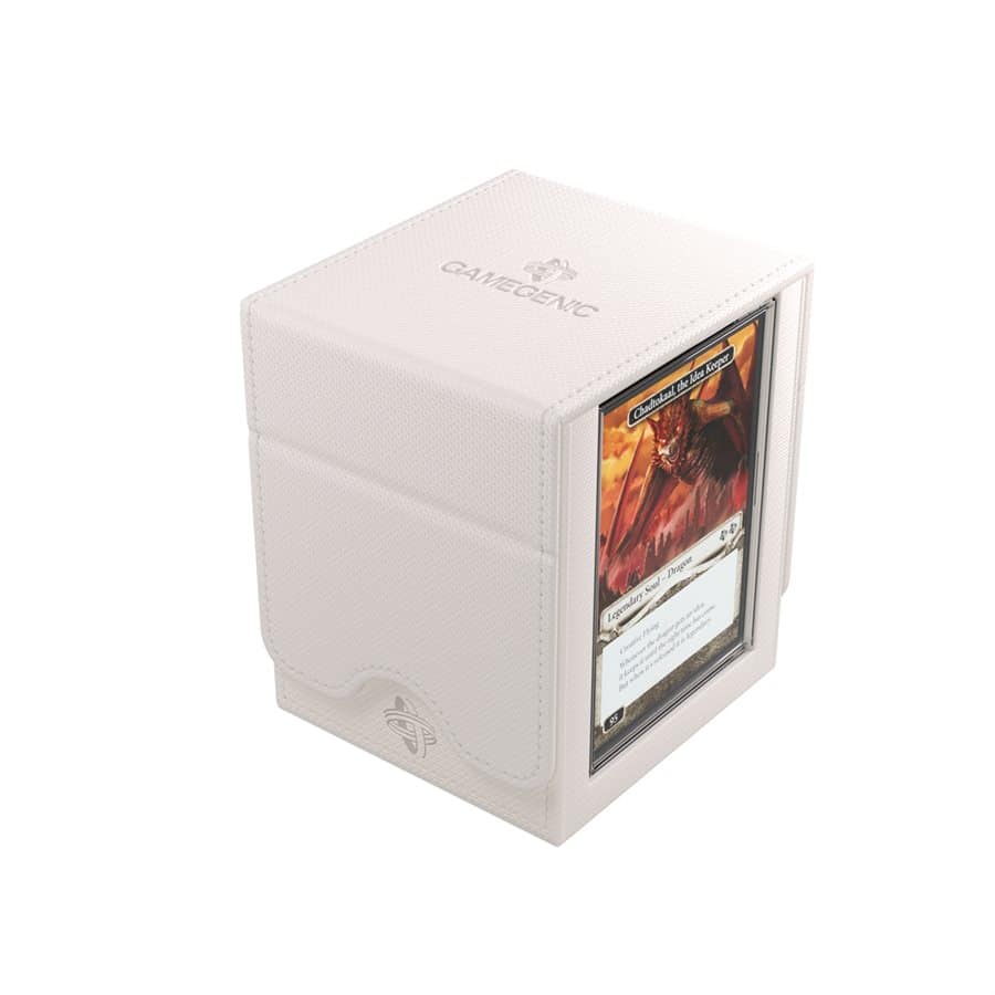 Gamegenic Squire Plus XL White 100ct Deck Box image 0
